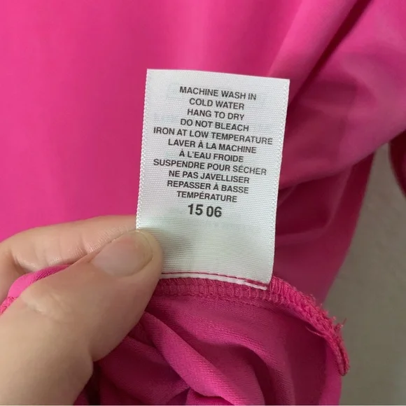 Sympli Womens 12/14 Pink Short Sleeve Top & Matching Stretch Knit Pull-On Pants